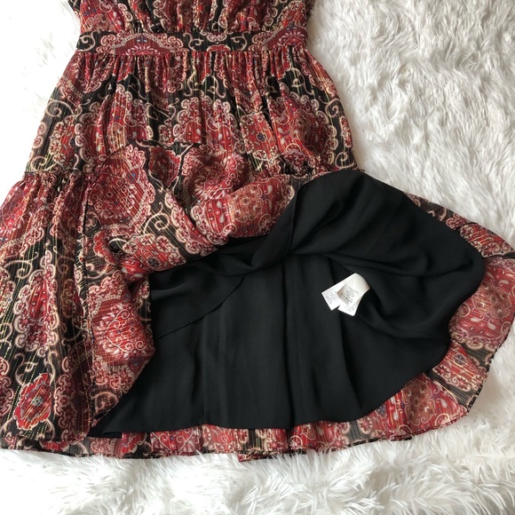 Kate Spade Metallic Medallion Silk Dress - Picture 10 of 11